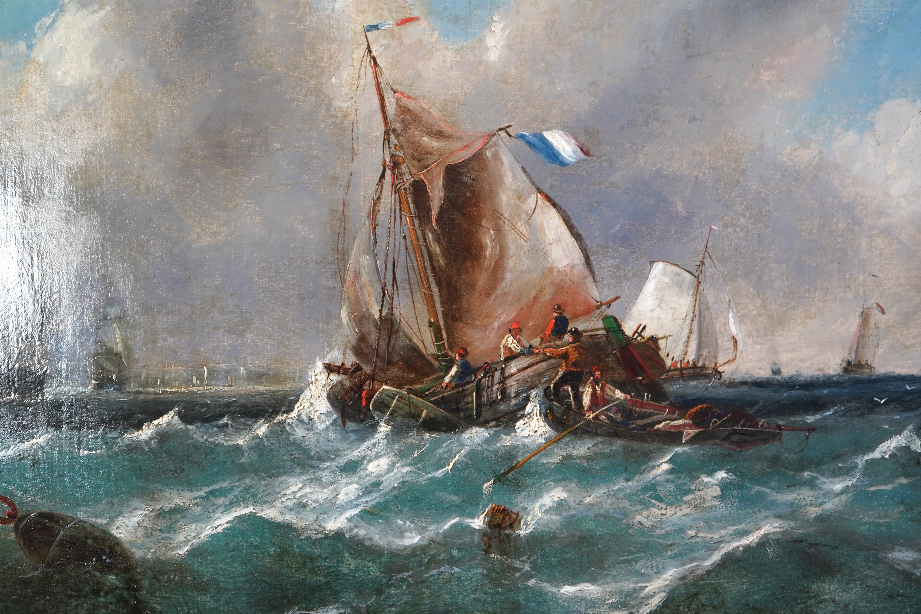 John Collier, 1850-1934, Shipping off the coast